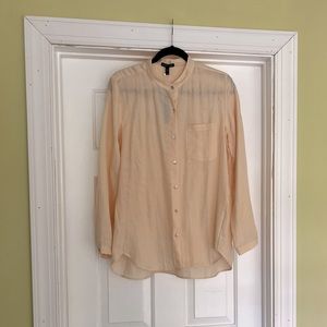 Eileen Fisher Mandarin Collar Shirt